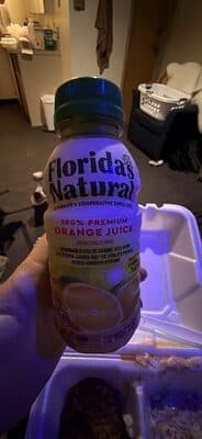 Florida Natural Orange Juice (10 oz Bottle)