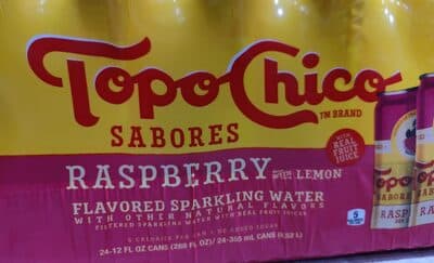 Topo Chico Sabores Blueberry With Hibiscus Extract (12 oz Can)