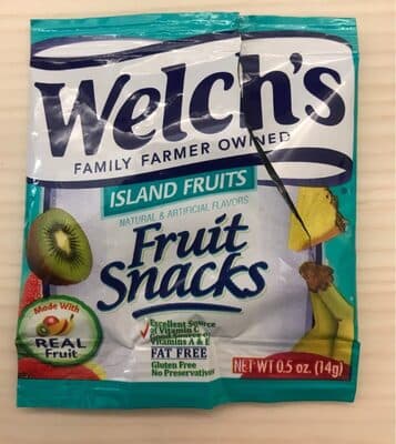 Welchs Fruit Snacks Island Fruits (5 oz)