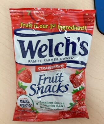 Welchs Fruit Snack Strawberry (5 oz)