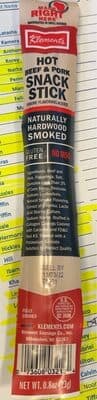 KlementS Beef Stick Hot (8 oz)