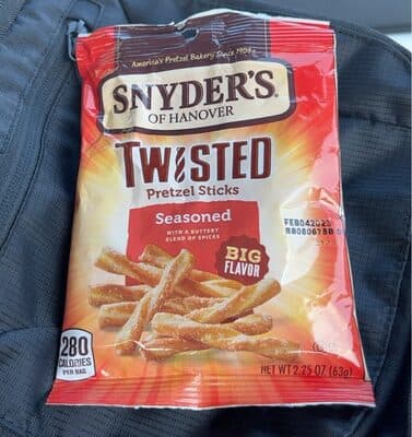 Snyders Pretzel Twisted Stick Seasoned (2.25 oz)