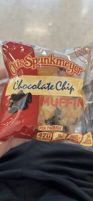 Muffin Choc Chip IW (4 oz)