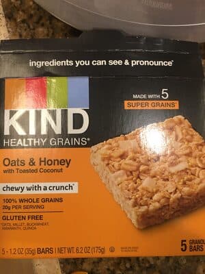 KindBar Bar Oats & Honey with Coconut (1.2 oz)