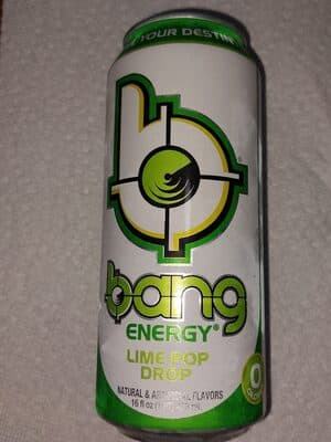 Bang Energy Lime Pop Drop (16 oz)