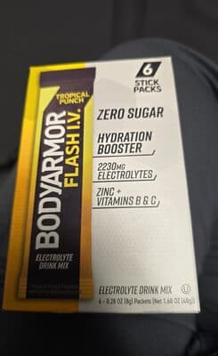 Bodyarmor Flash Iv Tropical Punch (20 oz Bottle)